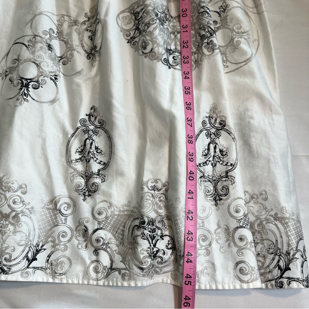 Calvin Klein Jeans Fit & Flare Cotton Ornate Graphic Dress Size Medium EUC - Picture 13 of 13